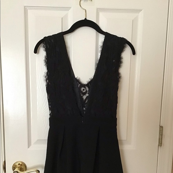 BCBGeneration Women's Black Lace Fit & Flare Dress  Size 0  EXCELLENT CONDITION - Picture 7 of 17